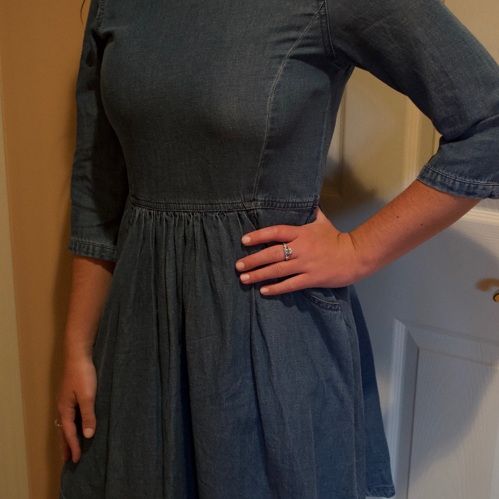 Denim dress